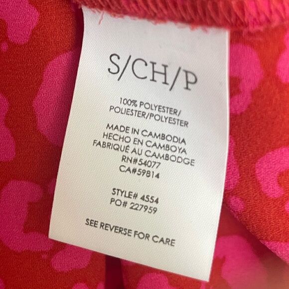 Cabi Red Kiss Top Blouse. Size Small.  NWOT. - Picture 7 of 8